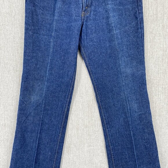 Vintage Levis 517 Jeans Mens 36X36 Blue Boot Cut Orange Tab Made In USA 1985 - Picture 3 of 16